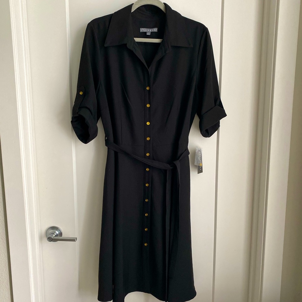 Black Collared Dress